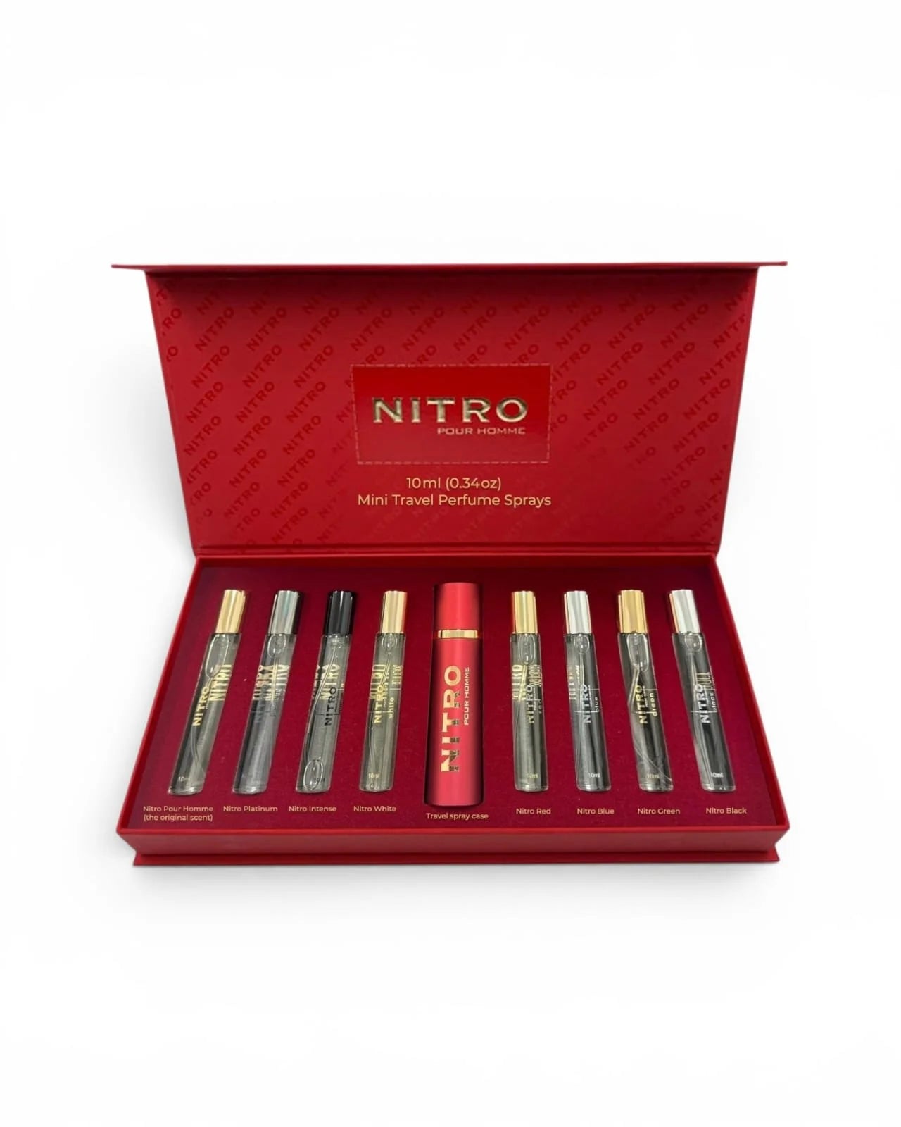 ESTUCHE DUMONT NITRO X8 PIEZAS 10ML EDP ORIGINAL