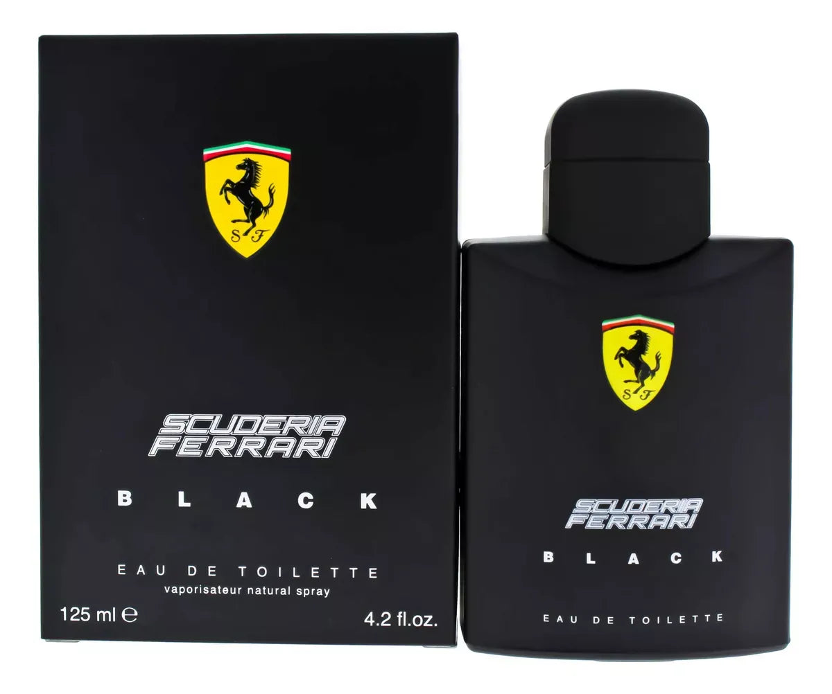 PERFUME SCUDERIA FERRARI BLACK 125ML EDT ORIGINAL
