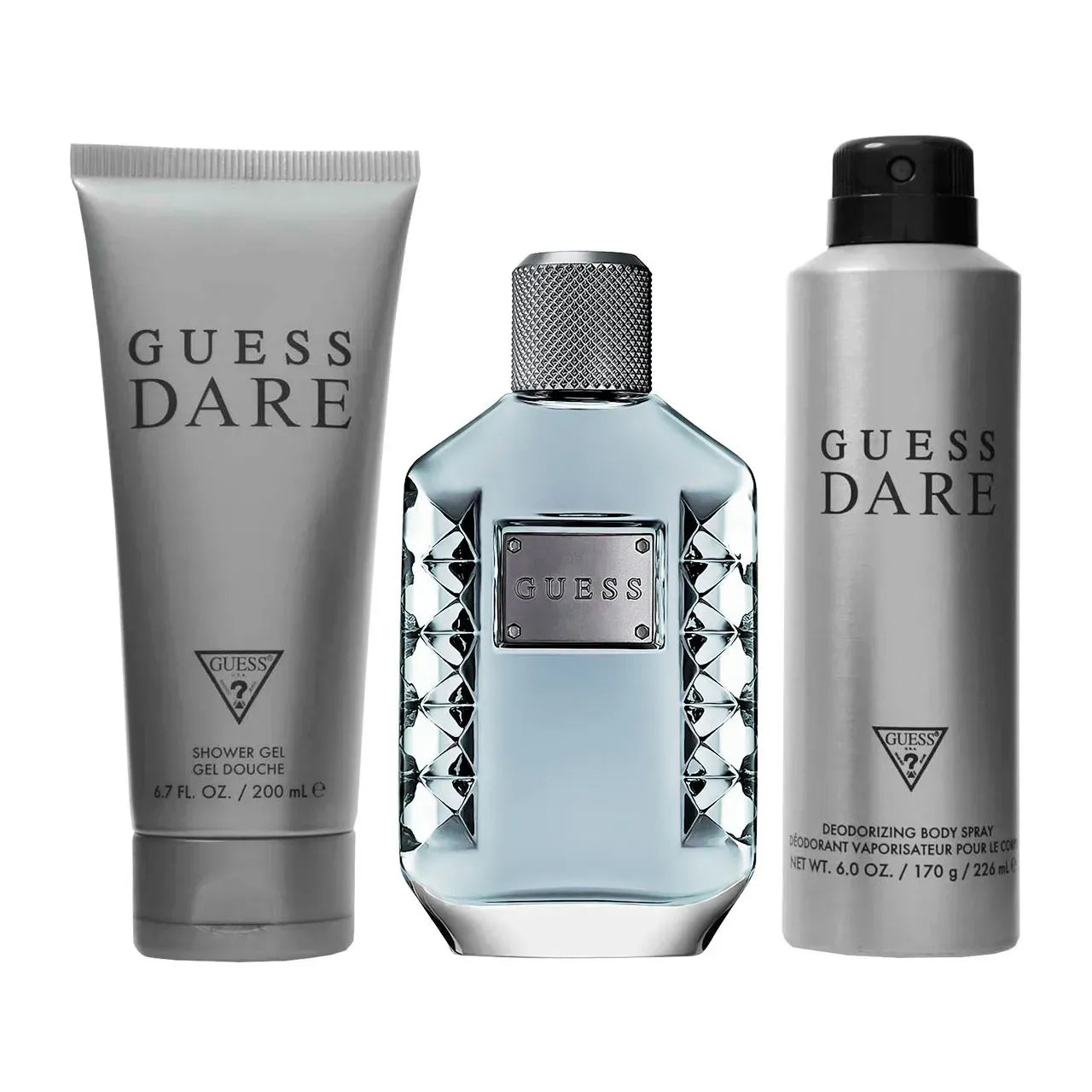 ESTUCHE GUESS DARE MEN X3 PIEZAS 100ML EDT ORIGINAL