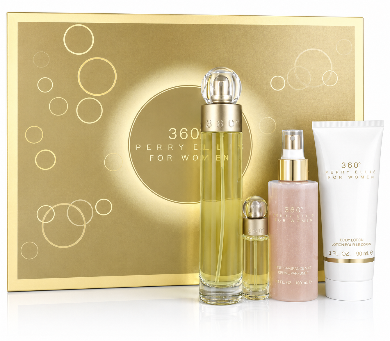 ESTUCHE 360° WOMEN 100ML SET X4 ORIGINAL