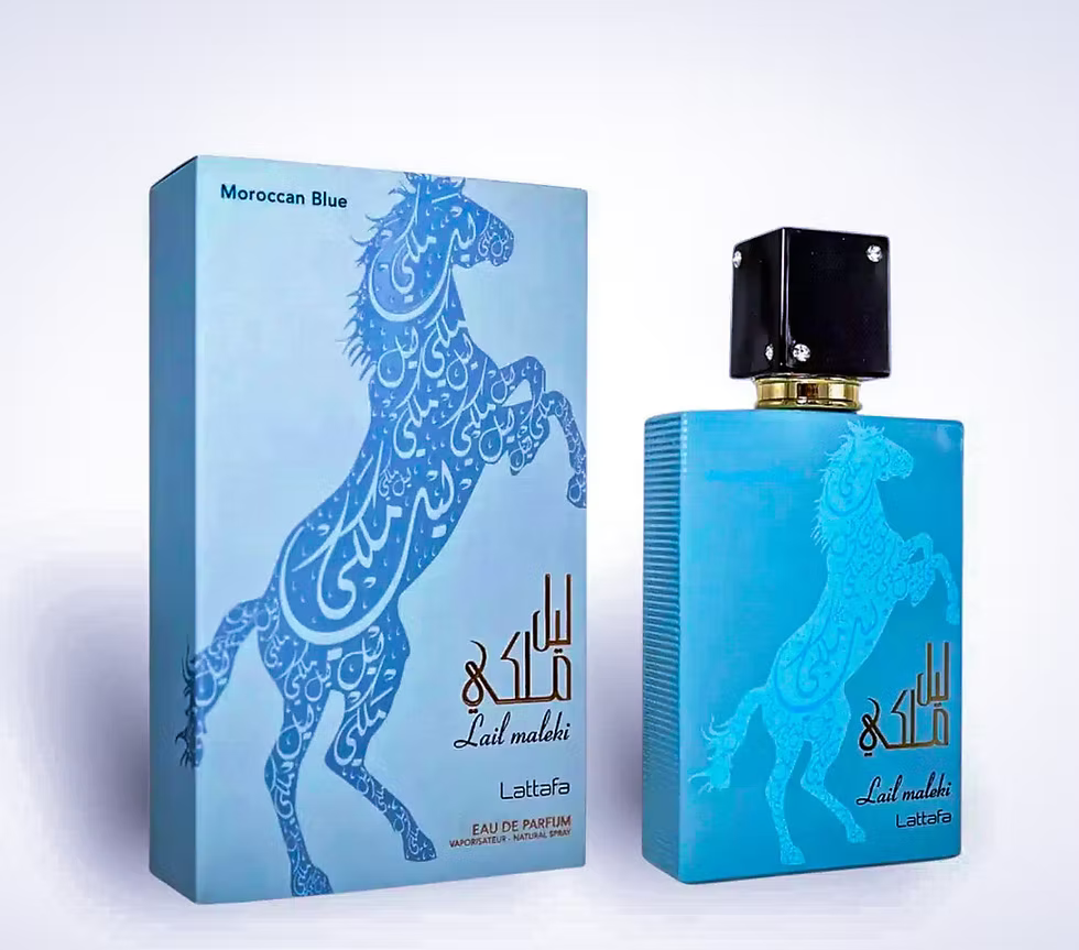 PERFUME LATTAFA LAIL MALEKI MOROCCAN BLUE 100ML EDP ORIGINAL