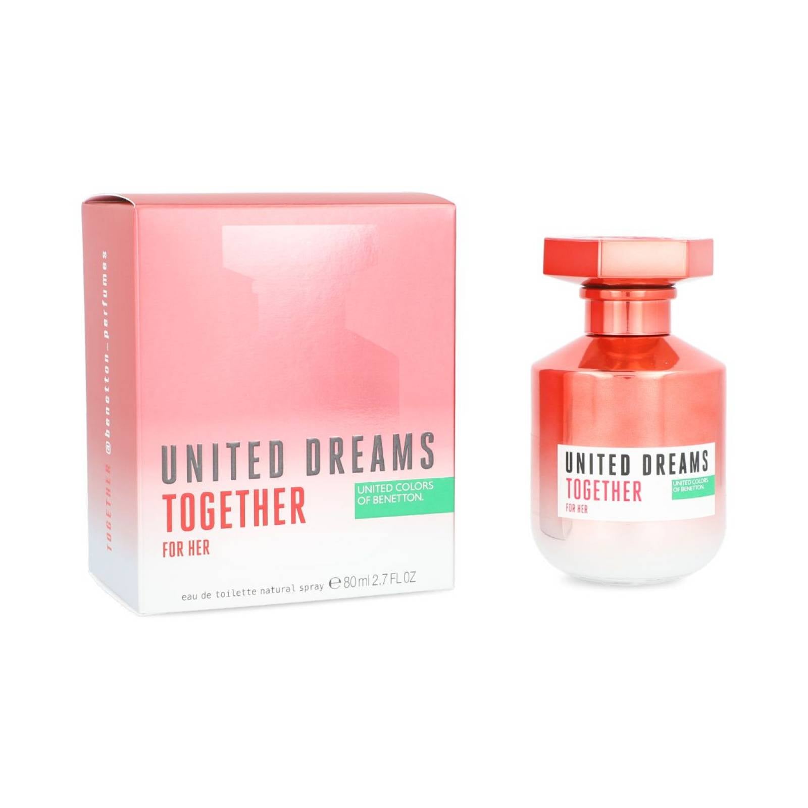 PERFUME BENETTON UNITED DREAMS TOGETHER 80ML EDT ORIGINAL