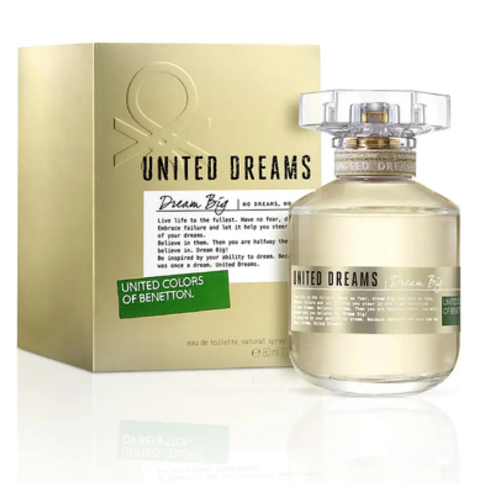 PERFUME BENETTON UNITED DREAMS DREAM BIG 80ML EDT ORIGINAL