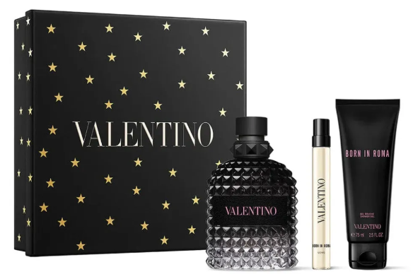 ESTUCHE VALENTINO BORN IN ROMA 100ML EDT X3 PIEZAS ORIGINAL