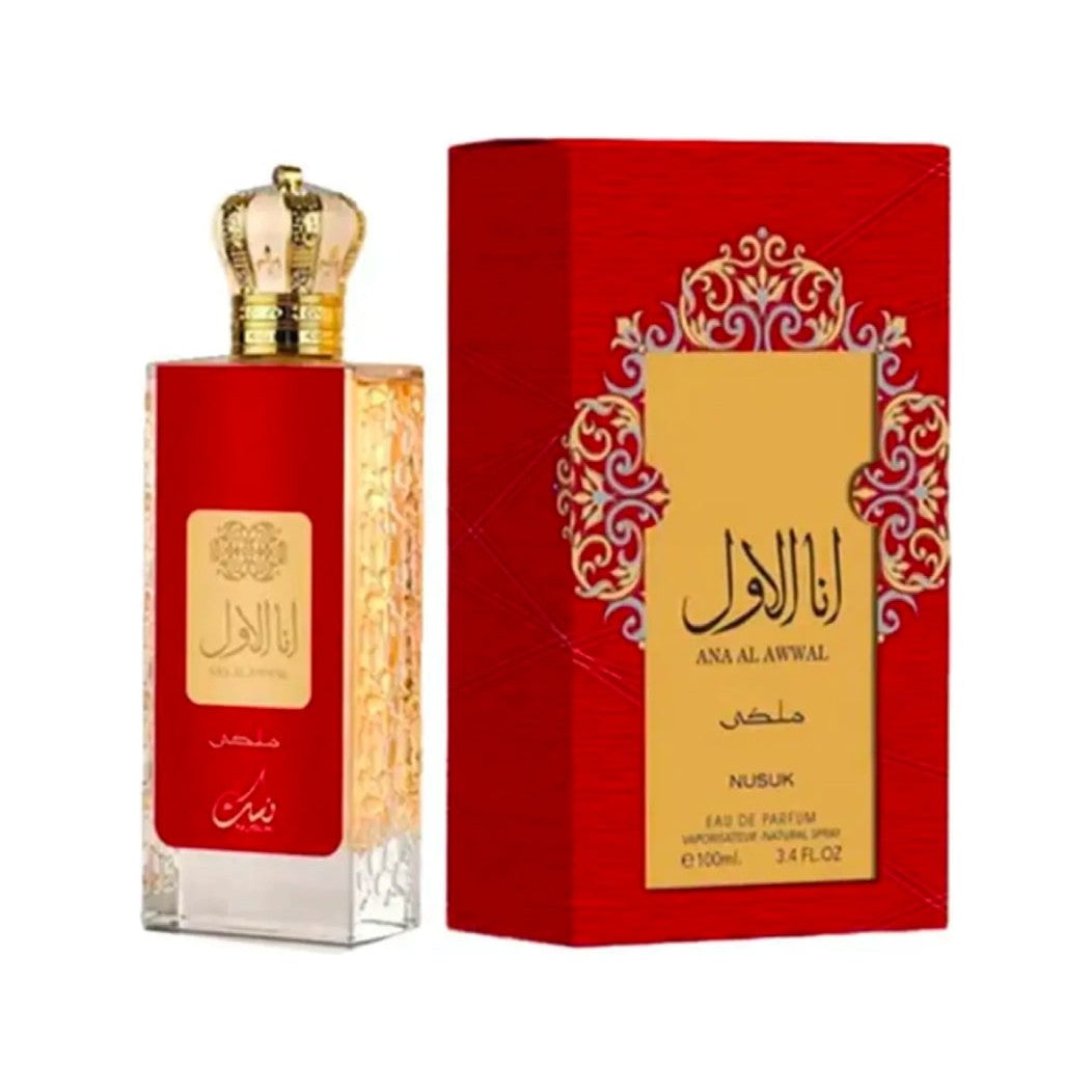 PERFUME NUSUK ANA AL AWWAL RED 100ML EDP ORIGINAL