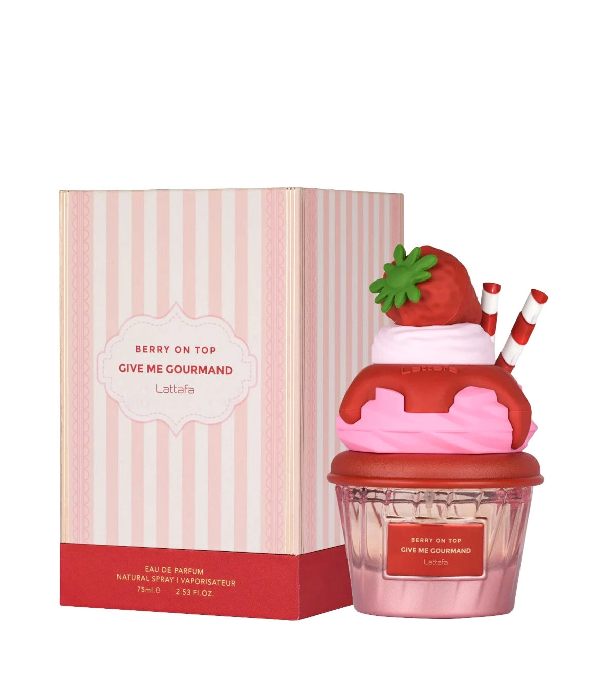 PERFUME LATTAFA GIVE ME GOURMAND BERRY ON TOP 75ML EDP ORIGINAL