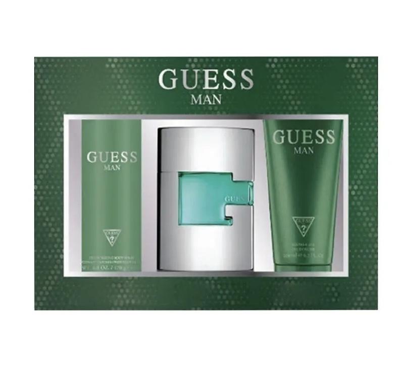 ESTUCHE GUESS MAN X3 PIEZAS 75ML EDT ORIGINAL