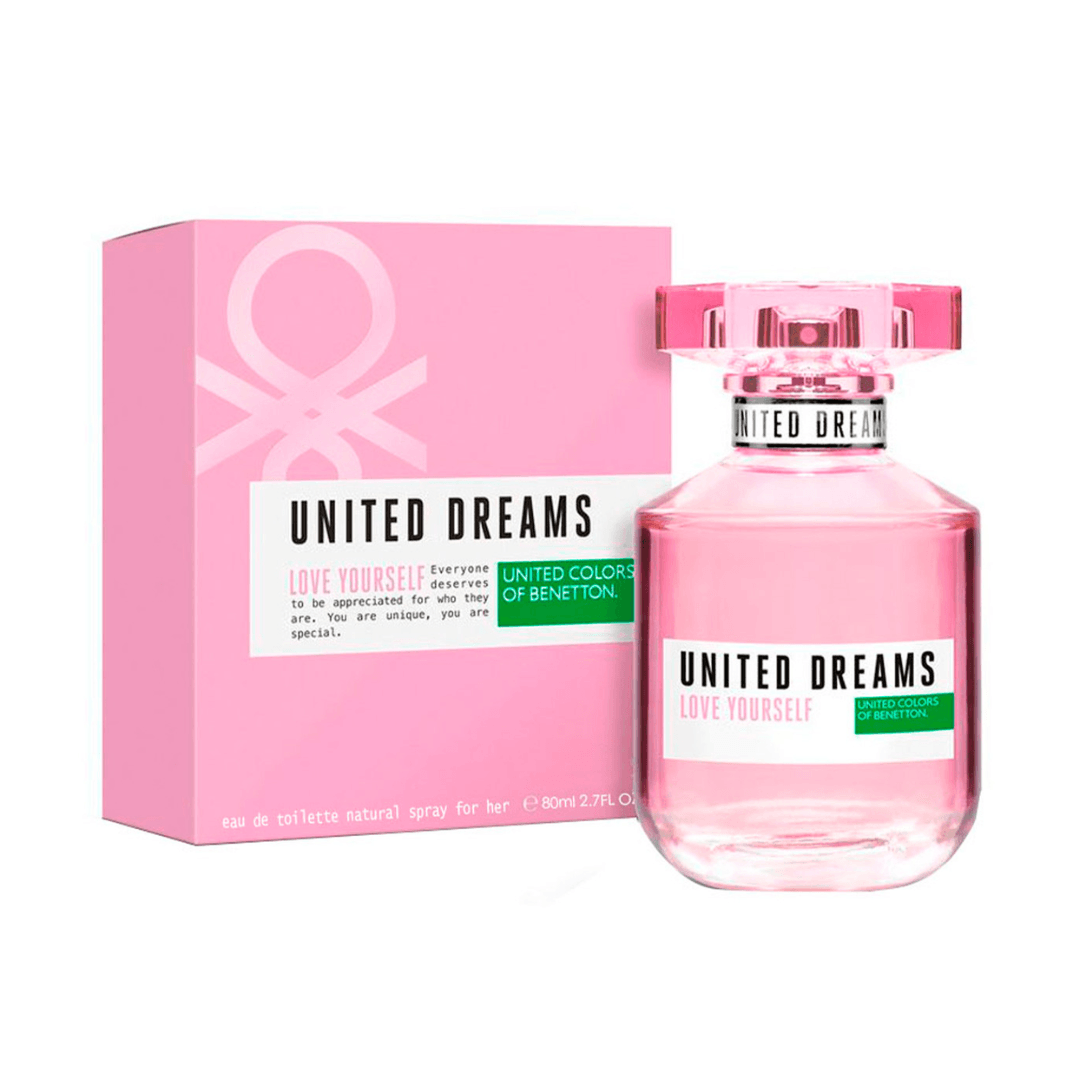 PERFUME BENETTON UNITED DREAMS LOVE YOURSELF 80ML EDT ORIGINAL