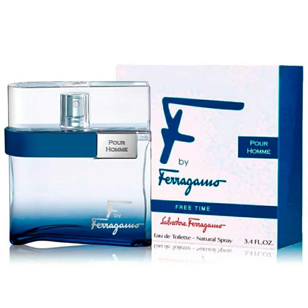 PERFUME FERRAGAMO F FREE TIME POUR HOMME 100ML ORIGINAL