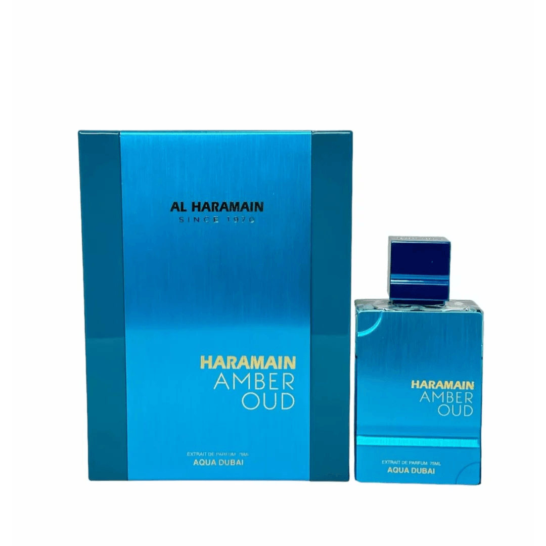 PERFUME AL HARAMAIN AMBER OUD AQUA DUBAI 75ML EXTRAIT DE PARFUM ORIGINAL