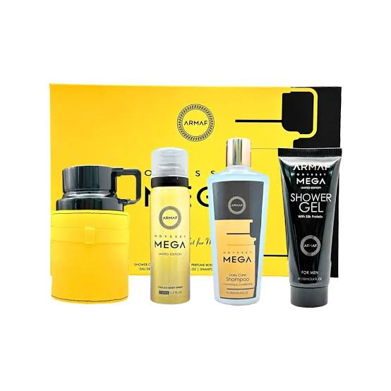 ESTUCHE ARMAF ODYSSEY MEGA X4 PIEZAS 100ML EDP ORIGINAL
