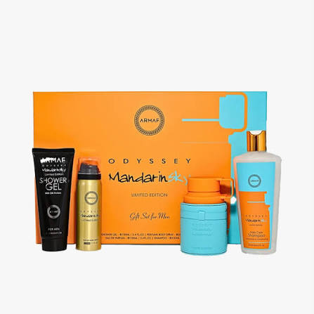 ESTUCHE ARMAF ODYSSEY MANDARIN SKY X4 PIEZAS 100ML EDP ORIGINAL