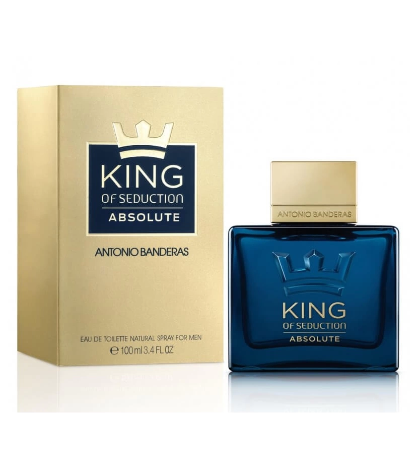 PERFUME ANTONIO BANDERAS KING OF SEDUCTION ABSOLUTE 100ML EDT ORIGINAL