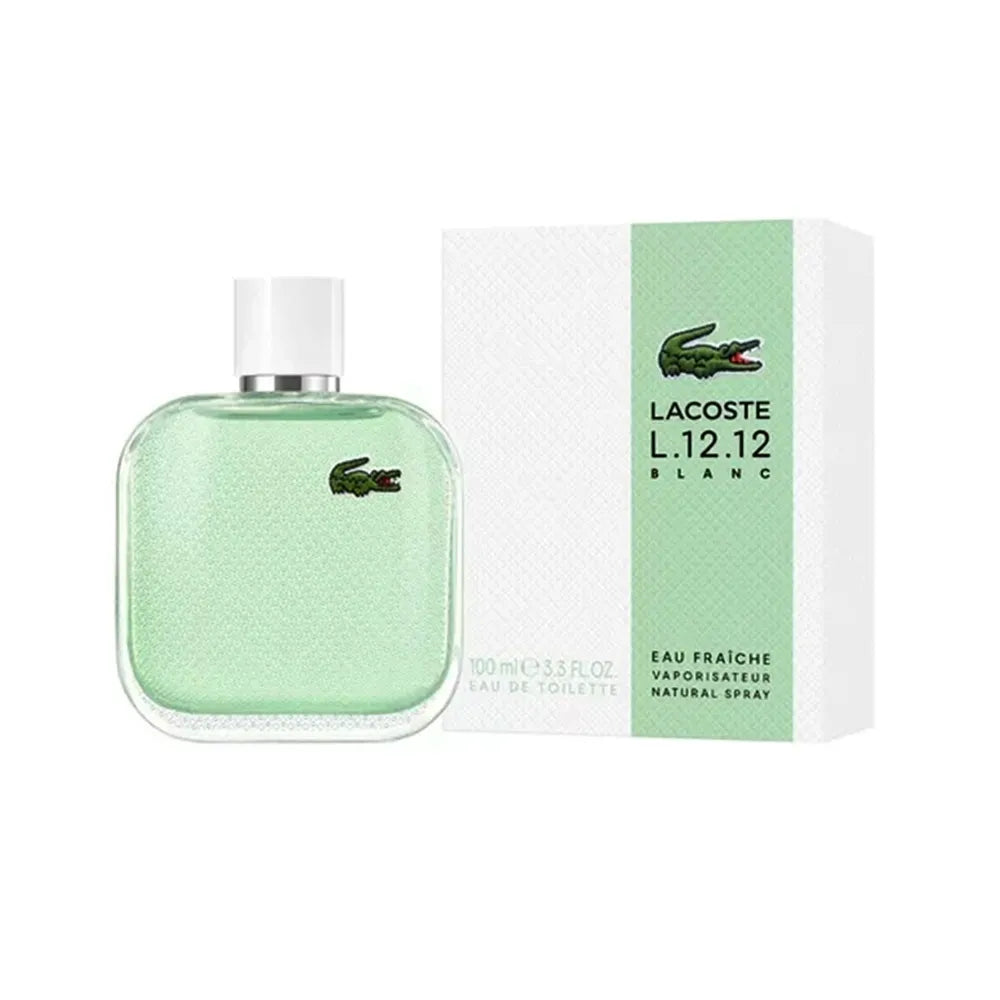 PERFUME LACOSTE L.12.12 BLANC EAU FRAICHE  10OML EDT ORIGINAL