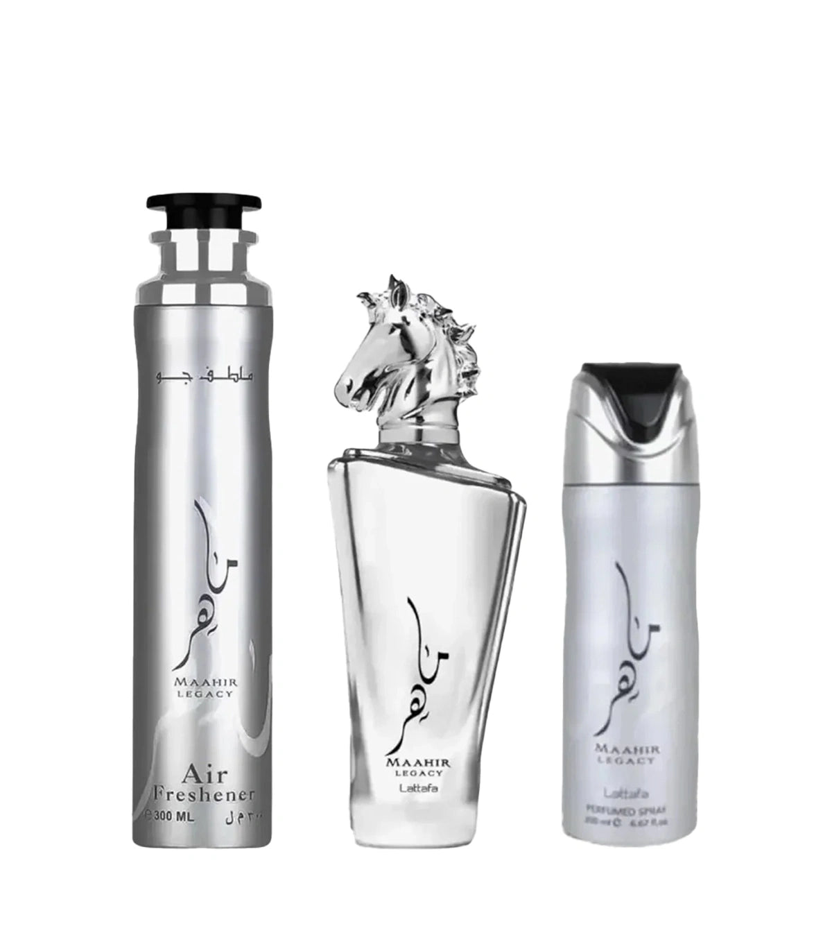 ESTUCHE LATTAFA MAAHIR LEGACY X3 PIEZAS 100ML EDP ORIGINAL