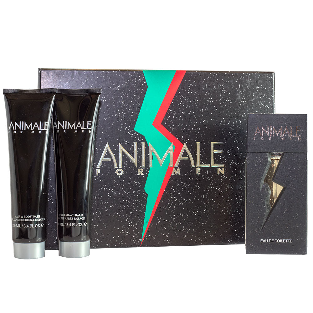 ESTUCHE ANIMALE MEN 100ML EDT X3 PIEZAS ORIGINAL