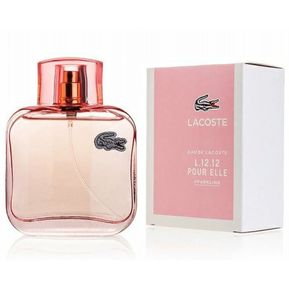 PERFUME LACOSTE EAU DE LACOSTE L.12.12 POUR ELLE SPARKLING ROSE 90ML EDT ORIGINAL