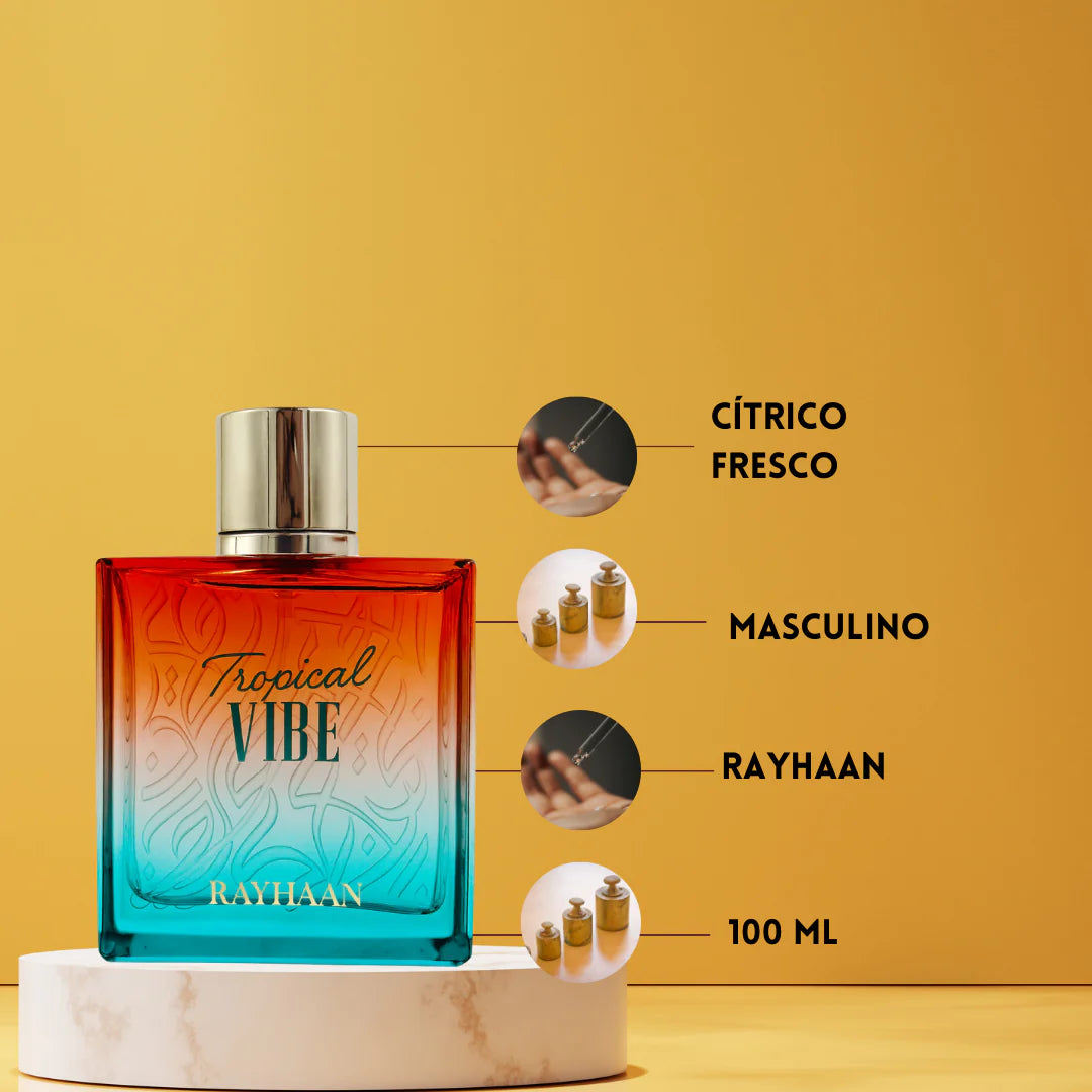 PERFUME RAYHAAN TROPICAL VIBE ORIGINAL 100ML EDP