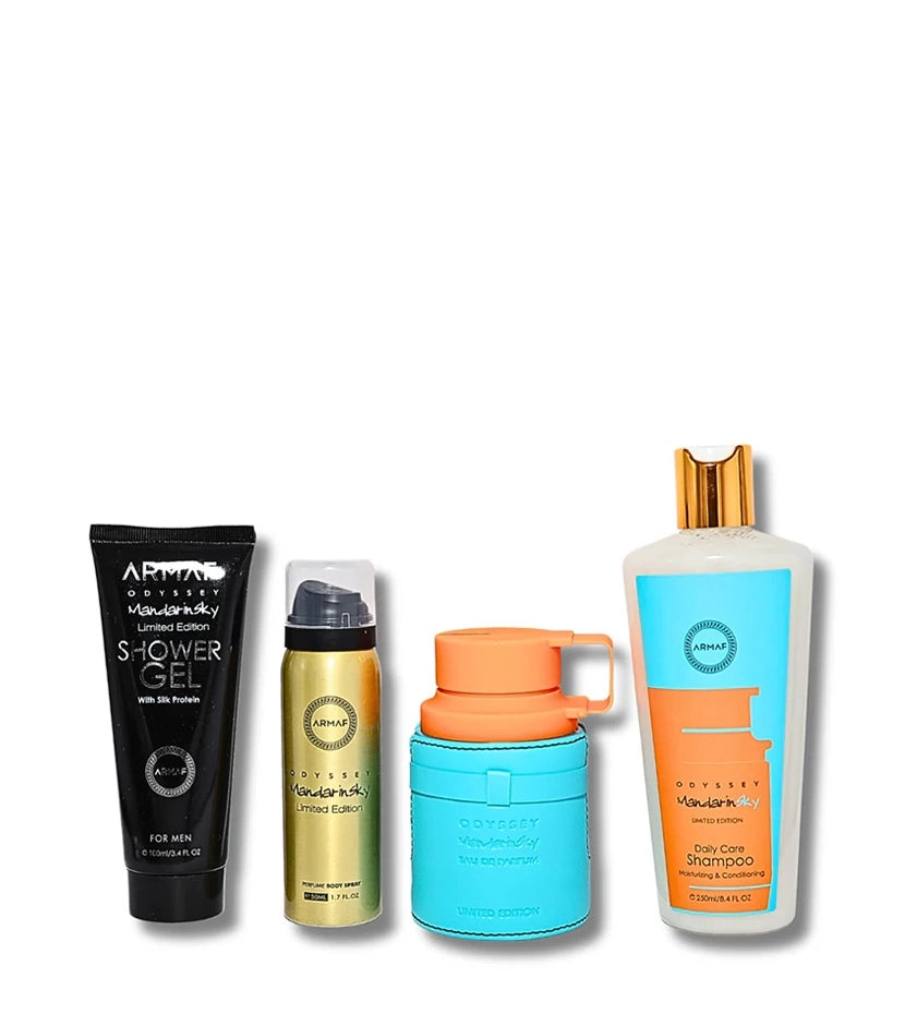 ESTUCHE ARMAF ODYSSEY MANDARIN SKY X4 PIEZAS 100ML EDP ORIGINAL