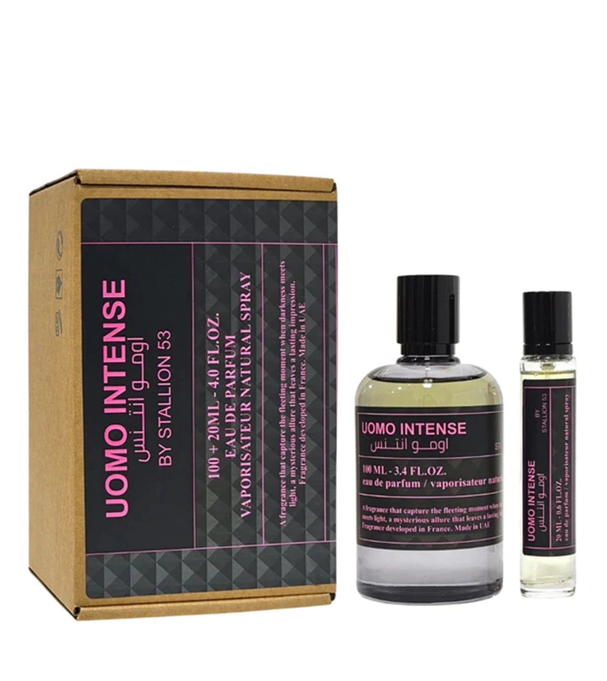 PERFUME EMPER UOMO INTENSE BY STALLION 53 100ML+ 20ML EDP ORIGINAL