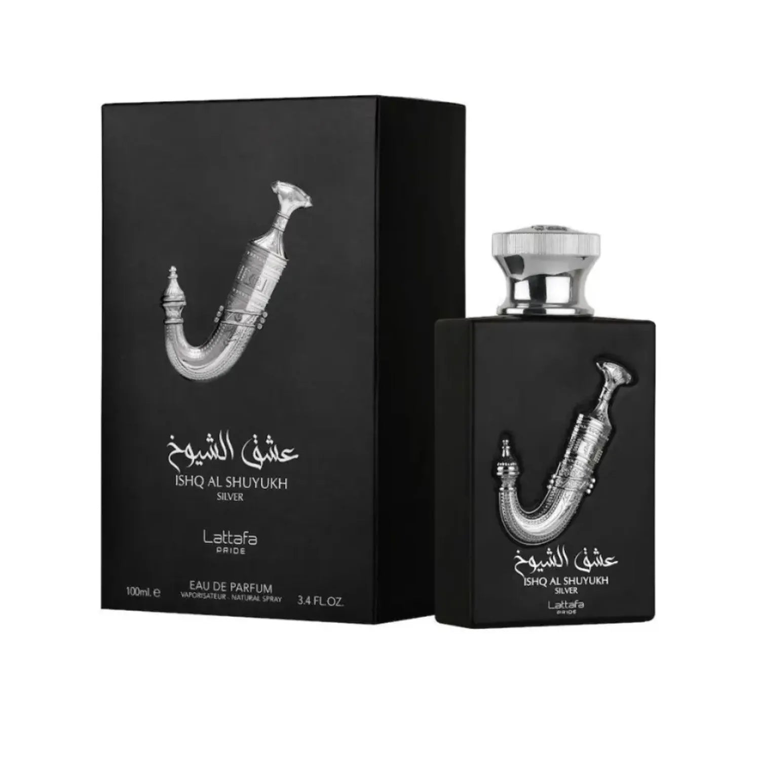 PERFUME LATTAFA ISHQ AL SHUYUKH SILVER 100ML EDP ORIGINAL