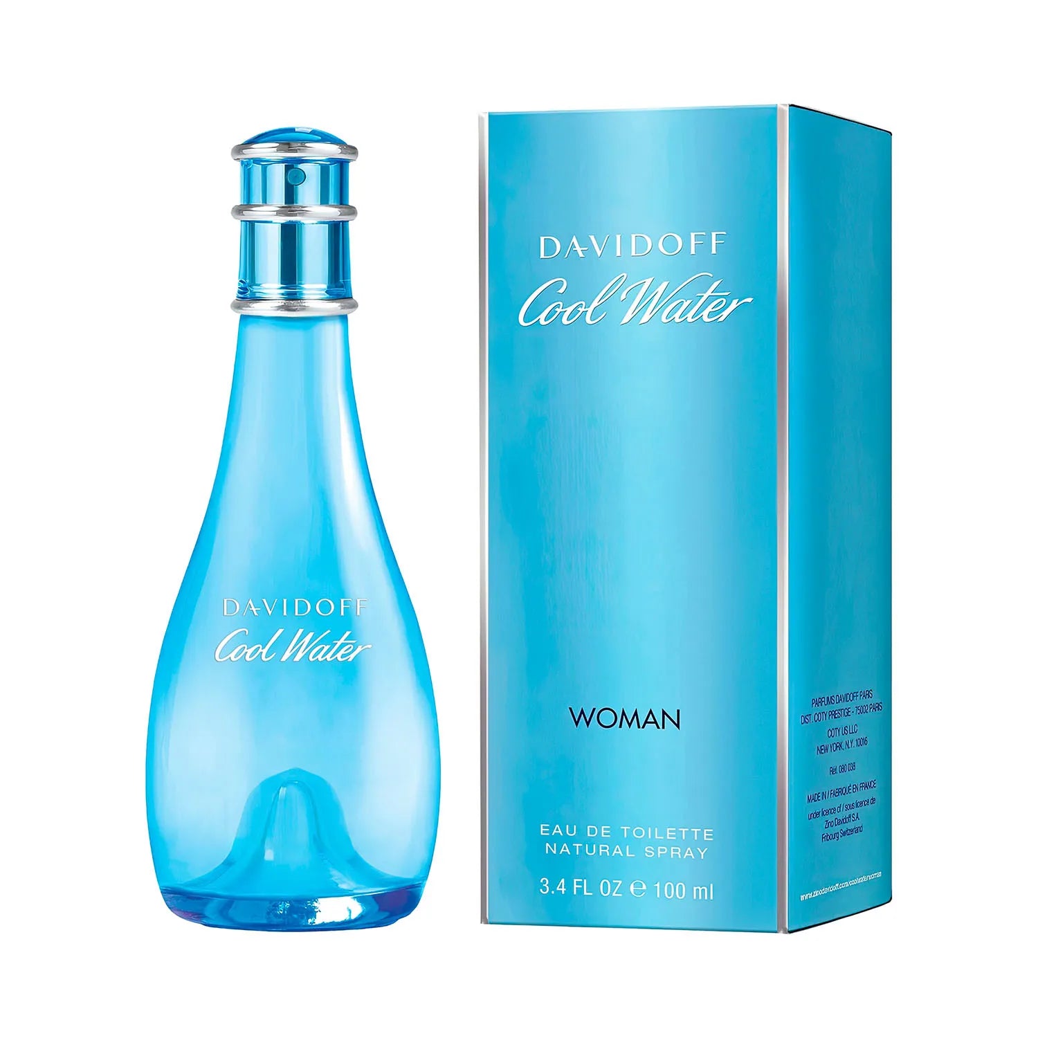 PERFUME DAVIDOOF COOL WATER DAMA 100ML EDT ORIGINAL